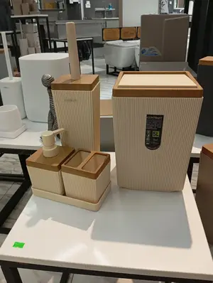 ست 5 پارچه CONTRAST   وانیلی چوب خطی - کد8900