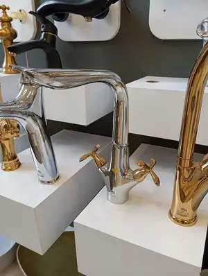 شیر سینک آنتیک _ کروم _ درخشان